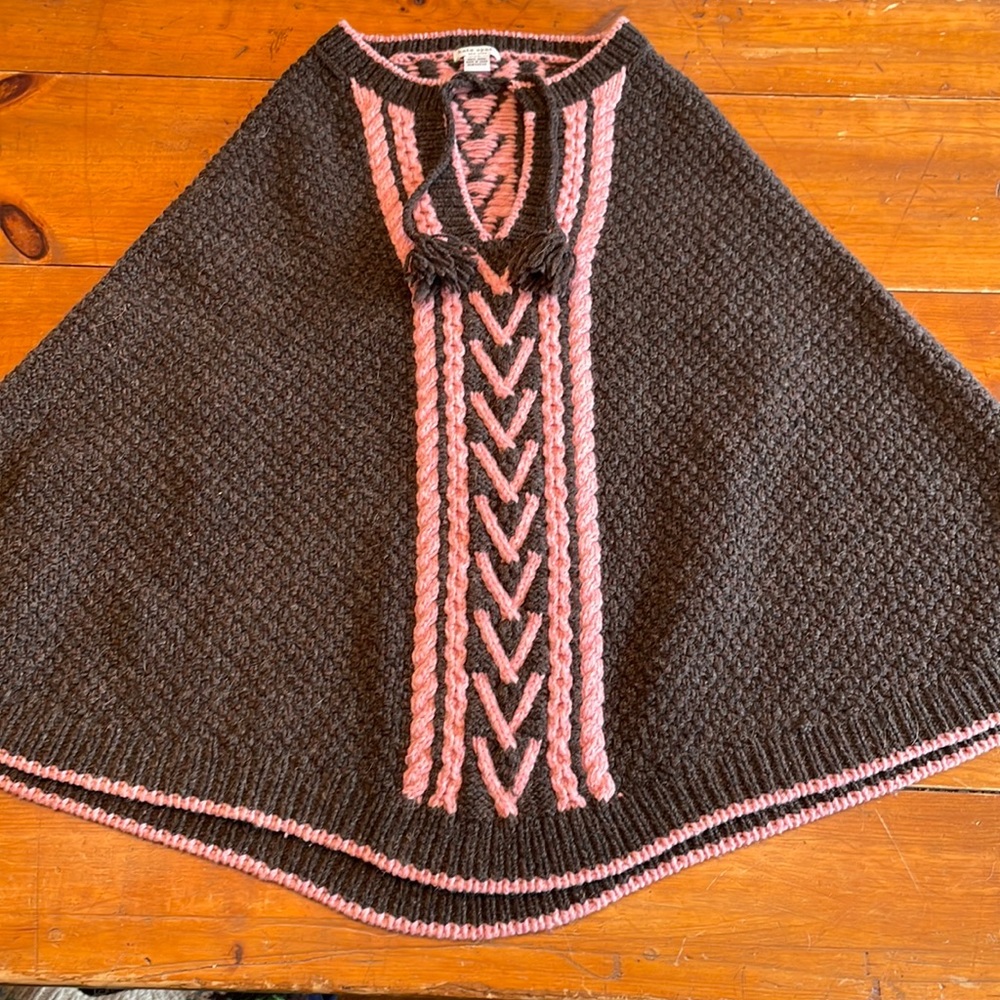 Kate Spade Vintage Wool Poncho